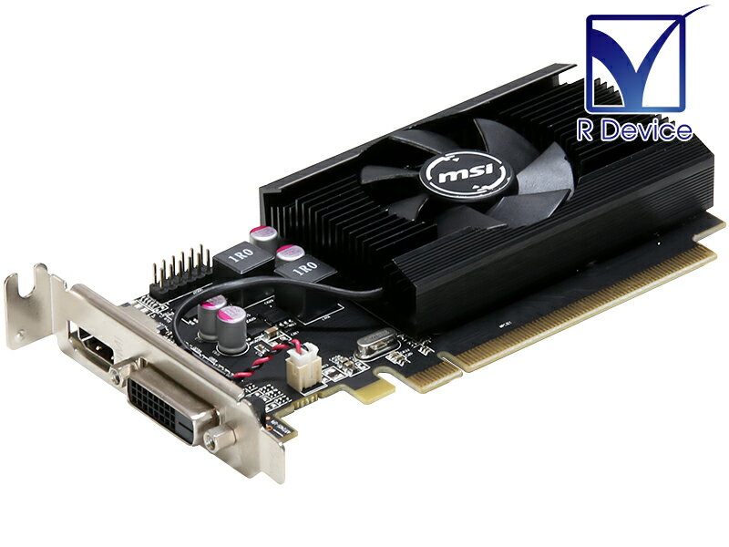 Micro-Star International Radeon R7 240 2048MB HDMI/Single-Link DVI-D PCI Express 3.0 x8 Low-Profile R7 240 2GD3 64b LP【中古グラフィックボード】
