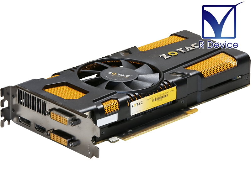 ZOTAC Technology GeForce GTX 570 1280MB Dual-Link DVI-I *2/DisplayPort/HDMI PCI Express 2.0 x16 ZT-50203【中古ビデオカード】