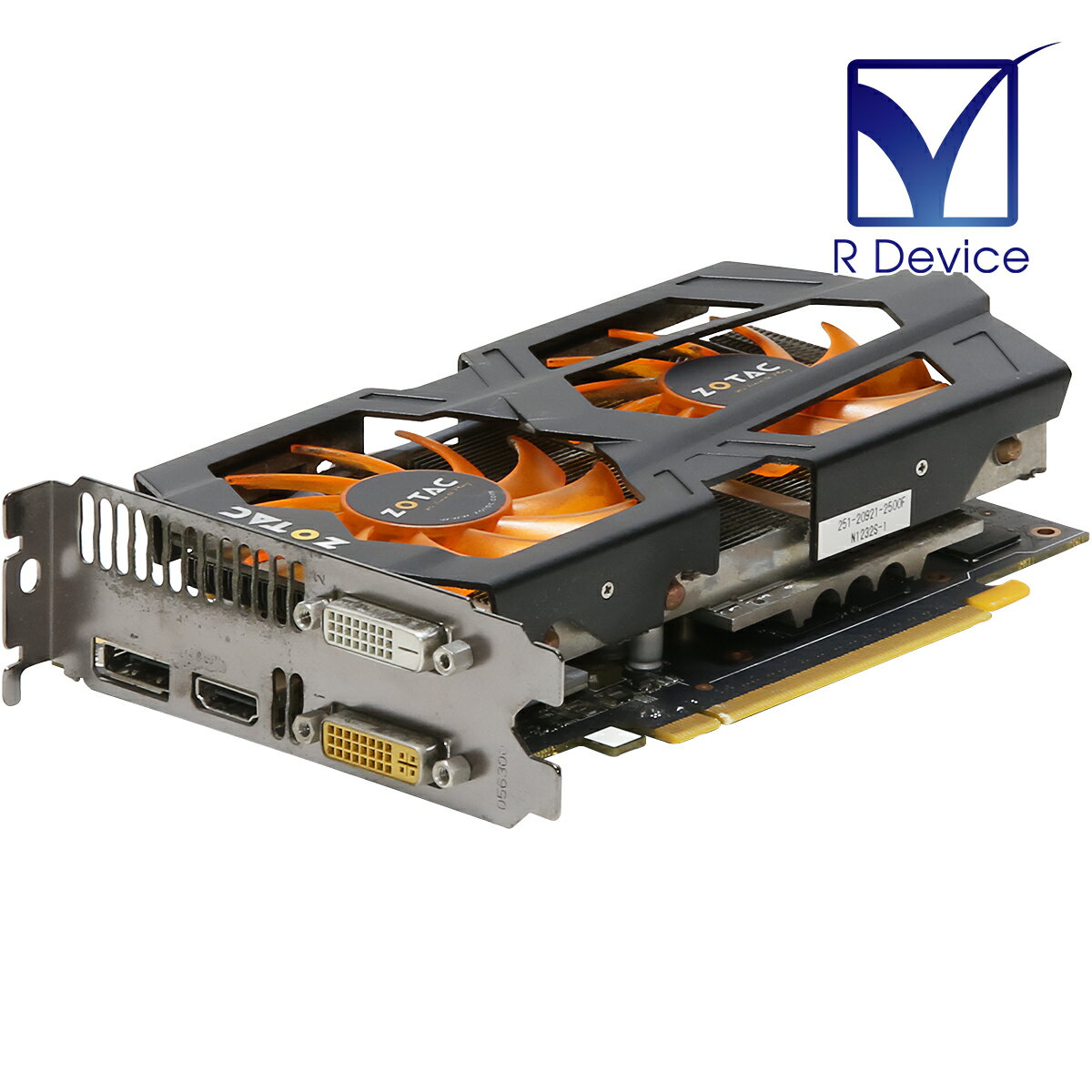 ZOTAC Technology Limited GeForce GTX 660 Ti 2.0GB DisplayPort/HDMI/DVI-I/DVI-D PCI Express 3.0 x16 ZT-60807【中古グラフィックボード】