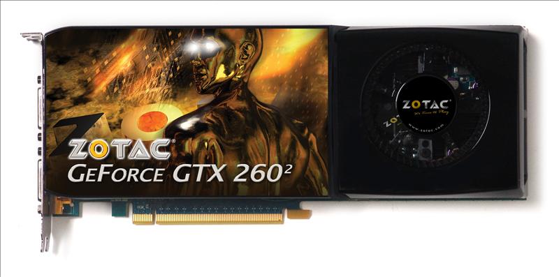 ZOTAC GeForce GTX 260 sup2 896MB 448BIT DDR3 ZT-X26E3KE-FSP【中古】