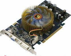 玄人志向 GeForce 9800GT 1GB GDDR3 DVI/D-sub/HDMI省電力版 GF9800GT-E1GHD/GE 【中古】