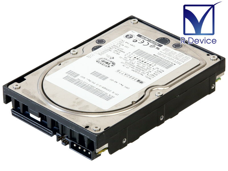 033HER Dell 18.2GB 3.5インチ/LVD 16-bit SCSI 68-Pin/10000rpm 富士通 MAJ3182MP【中古ハードディスク】