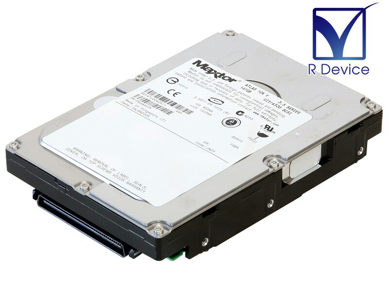 8D147J0 Maxtor Corporation 147GB 3.5インチ/Ultra 320 SCSI SCA 80-Pin/10000rpm Atlas 10K V【中古ハードディスク】