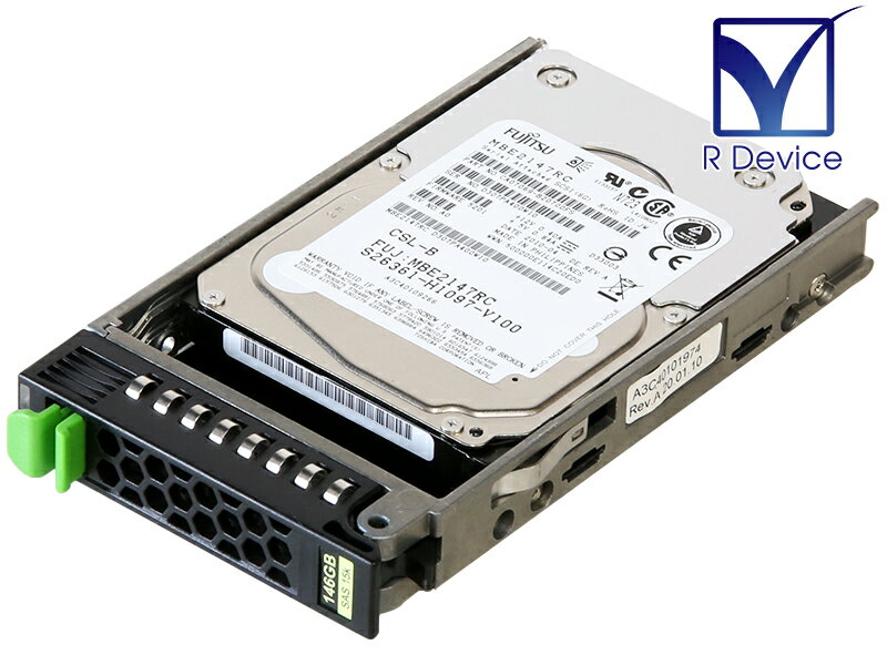 A3C40109266 富士通テクノロジーソリューションズ 146GB 2.5インチ/Serial Attached SCSI/15000rpm MBE2147RC マウンタ付属