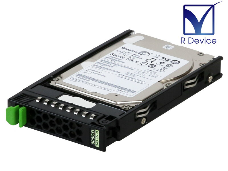 A3C40166991 富士通 900GB 2.5インチ/Serial Attached SCSI/10000rpm Seagate Technology LLC Savvio 10K.6 ST900MM0006 マウンタ付き【中古ハードディスク】