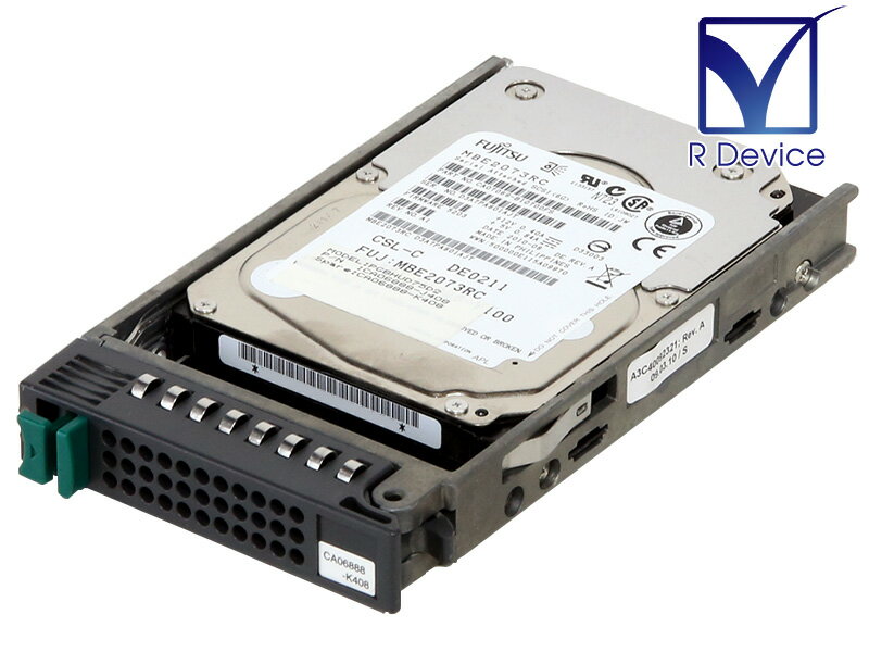 PGBHUD75D2 富士通 基本ハードディスクユニット 変換機構 73GB 2.5インチ/SAS/15000rpm MBE2073RC マウンタ付属【中古ハードディスク】