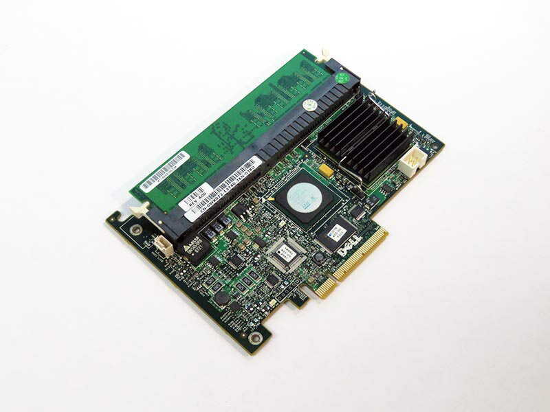 0WX072 DELL SAS RAIDコントローラー PCI Express x8 PERC 5i 2ch/256MBメモリ付き 内蔵専用【中古】