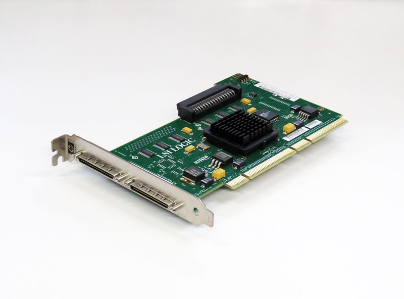 268350-001 HP Ultra320 デュアルチャネル SCSI ホストバスアダプタ PCI-X LSI Logic LSI22320-HP【中古】