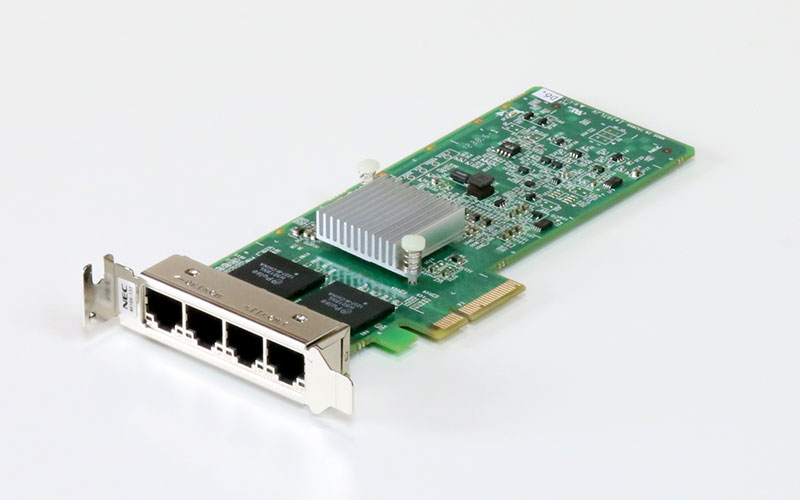 N8104-133 NEC 1000BASE-T接続ボード 4ポート PCI Express 2.0 x4 EXP182A LowProfile【中古】
