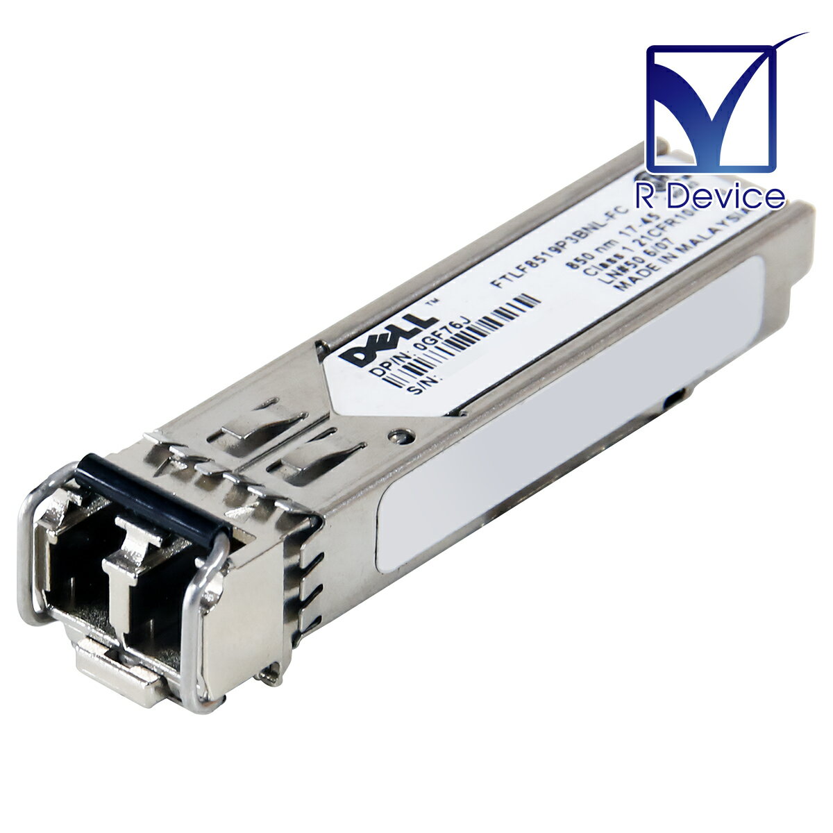 0GF76J Dell SFP+ トランシーバーモジュール Finisar Corporation FTLF8519P3BNL-FC【中古】