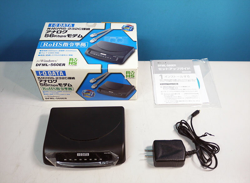 DFML-560ER アイオーデータ機器 56kbpsアナログ FAXモデム Windows7/8/8.1対応【中古】