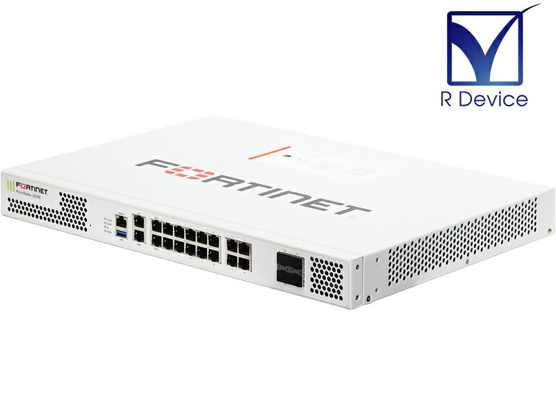 FortiGate 200E Fortinet ネットワークセキュリティ/ファイアウォールアプライアンス v5.6.5,build1600,180620 GA 初期化済【中古】