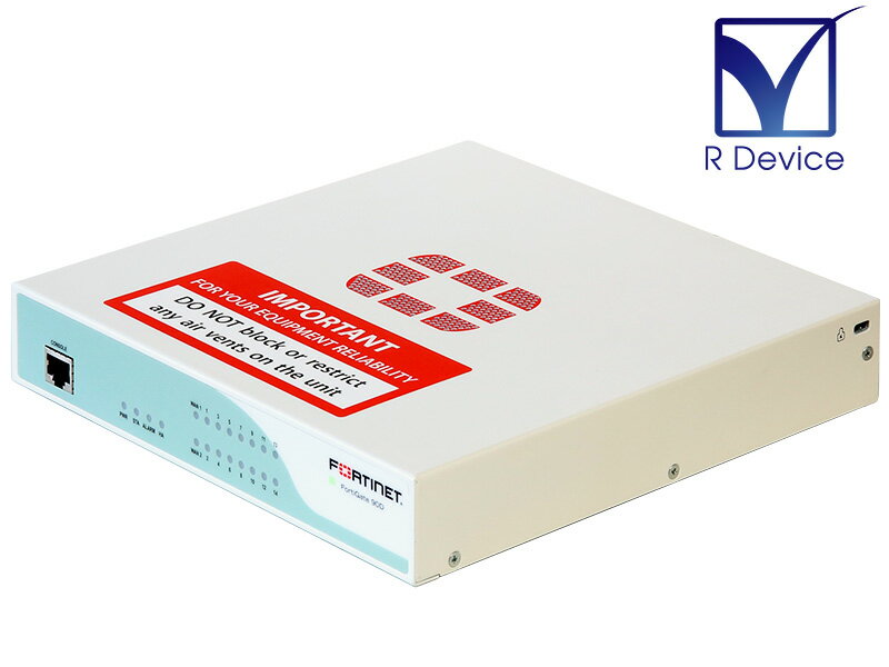 Fortigate-90D Fortinet エンタープライズクラス セキュリティ v5.4.9, build1202,180509 GA 初期化済【中古】