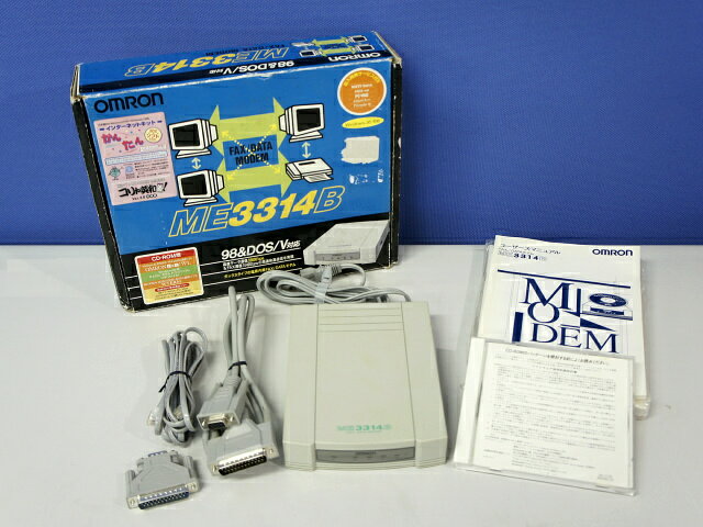 オムロン ME3314B FAX/DATA モデム完品 【中古】