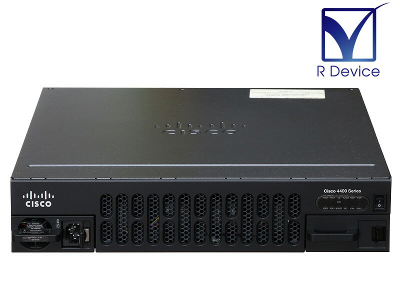 ISR-4451-X/K9 V06 Cisco Systems サービス統合型ルータ Version 15.4(3)S4 341-0492 初期化済【中古】