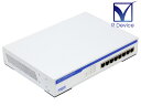 LAN-GSW08ES8M3A Logitec Corp 法人用/ギガビットPoE HUB 8ポート 取扱説明書/ラックマウントキット付属【中古ネットワークHU...