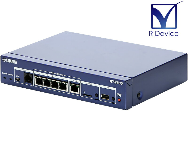 RTX830 Yamaha Corporation ギガアクセス VPNルーター Rev.15.02.33 初期化済【中古】