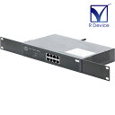 SH1508ATC 富士通 全ポート ギガビットイーサ対応 スイッチングハブ 10/100/1000BASE-T *8 19インチラック取付金具 付属【中古】