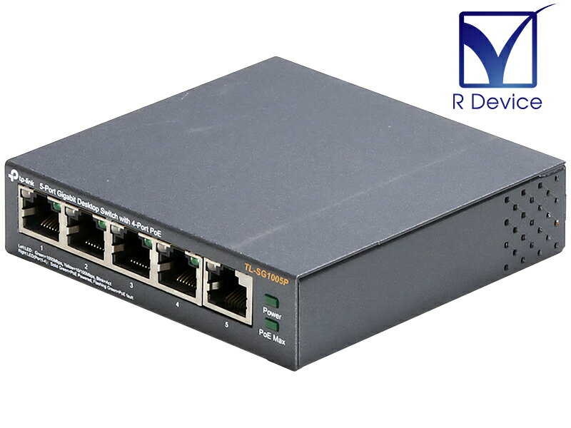 TL-SG1005P V1 TP-LINK Technologies 5ポート ギガビット デスクトップ スイッチングハブ【中古】