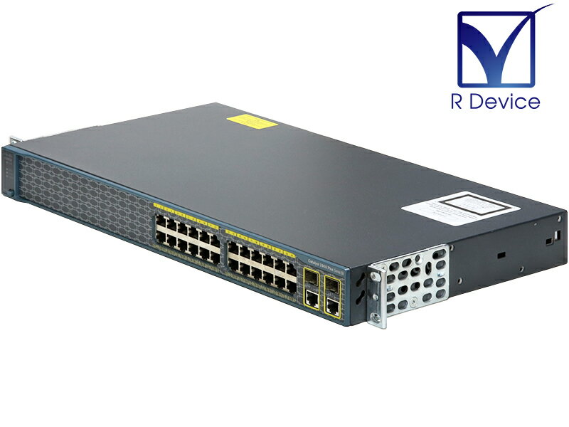 Catalyst 2960-Plus WS-C2960+24TC-S V02 Cisco Systems 10/100 *24 Version 15.0(2)SE8 初期化済【中古】