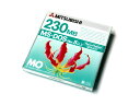 MR230D1 MITSUBISHI 230MB MS-DOS Ver.5 フォーマット済 Rewritable MOディスク【中古】