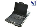 TN8143-105T 東芝 17型LCDコンソールユニット SXGA 日本語配列87キー/PS/2/USB マウス付 1Server【中古】