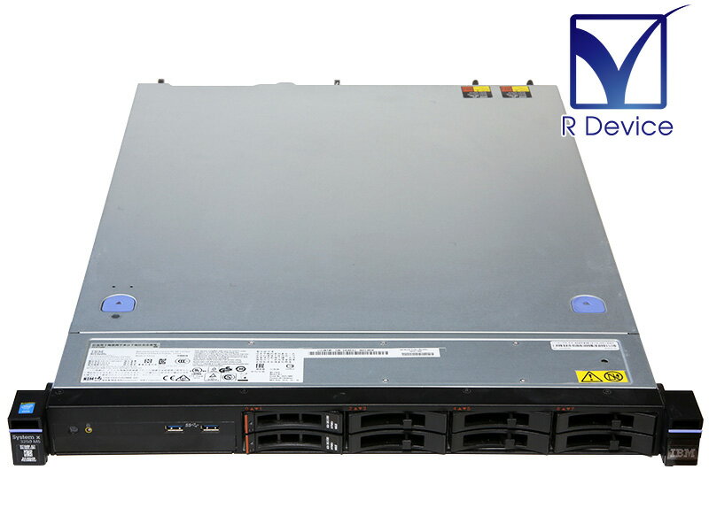 System x3250 M5 5458EGJ IBM Corporation Xeon Processor E3-1220 v3 3.10GHz/8GB/900GB *2/ServeRAID H1110 81Y4494/電源ユニット *2【中古サーバー】