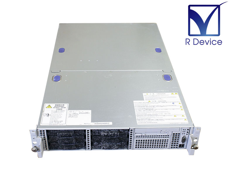 Express5800/120Rh-2 N8100-1061 NEC Xeon 3.2GHz x2/1GB/HDD非搭載/CD-ROM/PSUx2/フロントパネル欠品【中古】