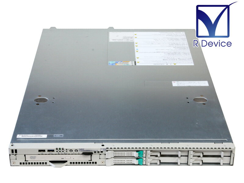 NEC Express5800/R110f-1E N8100-2019Y Intel Xeon Processor E3-1220 v3 3.10 GHz 4 GB / 300 GB * 2 / DVD-ROM / N8103-150 本体...