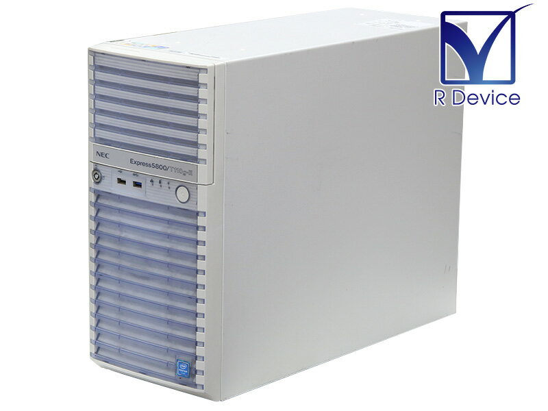 NEC Express5800/T110g-E N8100-2184Y BASIC UNIT Intel Pentium Processor G3240 3.10 GHz, 4 GB HDD非搭載, DVD-ROM, N8103-173, N8103-155 ハードディスクは非搭載です。 本体に擦り傷や使用感があります。 付属品は電源ケーブルのみとなります。 キーボード、マウス、リカバリディスク等は付属しません。 メーカー NEC Corporation (日本電気株式会社) 型番 Express5800/T110g-E N8100-2184Y BASIC UNIT チップセット Intel C224 Chipset CPU Intel Pentium Processor G3240 3.10 GHz 2コア, 2スレッド, 3 MB Intel Smart Cache メモリ 4 GB (4 GB * 1) HDD 非搭載 3.5"モデル マウンタ非搭載 光学ドライブ DVD-ROM RAIDコントローラ NEC N8103-173 (512 MB, RAID 0/1/5/6) BBU NEC N8103-155 増設バッテリ ネットワーク 2x 1000BASE-T LANコネクタ, 1x Broadcom BCM5718 拡張スロット 1x PCI Express 3.0 (x16レーン, x16ソケット) 1x PCI Express 2.0 (x4レーン, x8ソケット) 2x PCI Express 2.0 (x1レーン, x8ソケット) インターフェイス 1x アナログRGB (ミニD-Sub15ピン, 1x 背面) 1x シリアルポート (RS-232C規格準拠/D-Sub9ピン, シリアルポートA, 1x背面) 4x USB3.0 (1x 前面(Type A)、1x 内部(Type A), 2x 背面(Type A)) 4x USB2.0 (1x 前面(Type A), 1x 内部(Box 10pin), 2x 背面(Type A)) 2x 1000BASE-T LANコネクタ (1000BASE-T/100BASE-TX/10BASE-T対応, RJ-45, 2x 背面) 1x マネージメント用LANコネクタ (100BASE-TX/10BASE-T対応, RJ-45, 1x 背面) 電源ユニット 400W 80 PLUS Gold取得電源 非冗長構成 外形寸法 (幅x奥行きx高さ) 約 175.0mm x 472.0mm x 367.0 mm 重量 (最小/ 最大) 11.0 kg / 19 kg 付属品 電源ケーブル * 1 本体鍵 検索用キーワード 中古サーバー, 中古サーバ, サーバー, サーバ