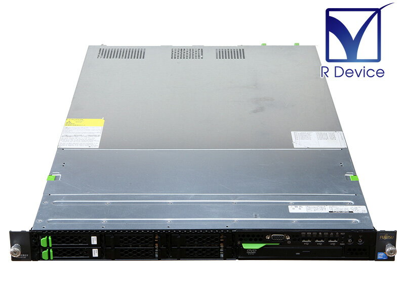 富士通 PRIMERGY RX200 S5 PGR20527L Intel Xeon Processor L5506 2.13 GHz * 1, 4 GB HDD非搭載, DVD-ROM, D2507-D11, 電源ユニット * 2 ハードディスクは、非搭載です。 本体に擦り傷や使用感、があります。 付属品は電源ケーブルのみとなります。 キーボード、マウス、リカバリディスク等は付属しません。 メーカー 富士通, FUJITSU LIMITED 型番 RIMERGY RX200 S5 PGR20527L CPU Intel Xeon Processor L5506 2.13 GHz * 1 4コア, 4スレッド, 4 MB Intel Smart Cache, LGA1366 メモリ 4 GB (4 GB * 1) HDD 非搭載 2.5" HDD用マウンタ * 2, SAS/SATA 対応 光学ドライブ DVD-ROMドライブ ストレージコントローラ 富士通 D2507-D11 ネットワーク 2ポート (1000 BASE-T / 100BASE-T X / 10BASE-T 択一) インターフェイス ディスプレイ (アナログRGB) × 2 [前面：1 / 背面：1 ] シリアルポート (D-SUB 9ピン) USB Ver. 2.0 ×6 (前面: 3 / 背面: 3) 2ポート (1000 BASE-T / 100BASE-T X / 10BASE-T 択一) 拡張スロット PCI Express x8レーン [x8ソケット] 1 Full Height PCI Expressカード, LowProfile PCI Expressカード兼用 PCI Express x8レーン [x8ソケット] 1 LowProfile PCI Expressカード専用 PCI Express x4レーン [x8ソケット] 1 (SASコントローラカードで1個占有済) 電源ユニット 770 W * 2 (冗長構成, プラスチック部品に割れがあります) 外形寸法 [W×D×H (mm)] 430 (482 (突起部含む)) × 717 (752（突起部含む)) × 43 (1U) 質量 最大 16.7 kg (19.6 kg (ラックレール含む)) 付属品 電源ケーブル * 1本 検索用キーワード プライマジー, プライマジ 富士通テクノロジーソリューションズ 中古サーバー, 中古サーバ, サーバー, サーバ 大型商品のため送料無料の対象外となります。 ヤマト運輸 らくらく家財宅急便にて発送予定。 通常ご入金の確認から2-3営業日での発送となります。