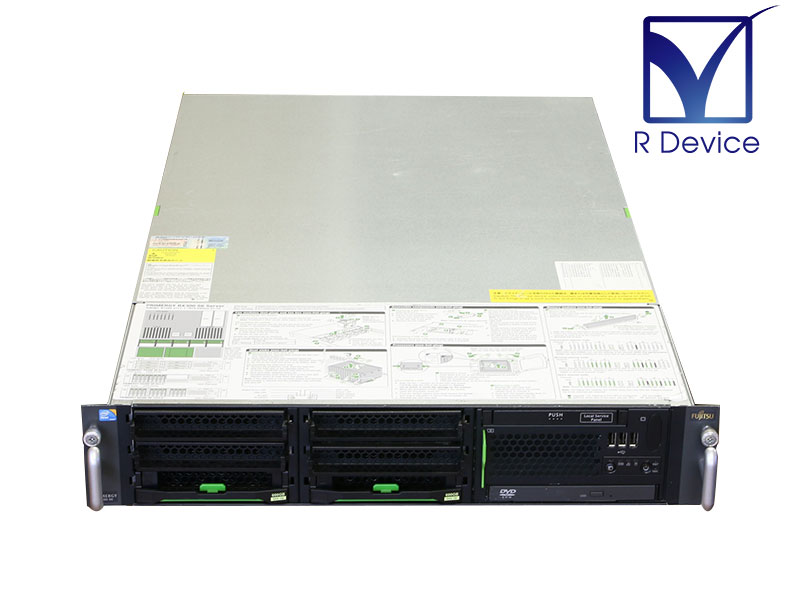 PRIMERGY RX300 S6 PGR3062E6 富士通 Xeon E5503 x2/4GB/HDD非搭載/DVD-ROM/D2616-A12 GS4/電源ユニットx2【中古】