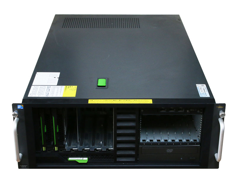 PRIMERGY TX300 S6 PGT3062E64 富士通 Xeon E5507 2.26GHz 1/4GB/600GB 2/DVD-ROM/D2616-A12/電源ユニット 2【中古】