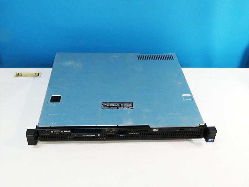 PowerEdge R210 DELL Xeon X3480/4GB/0GB/DVD-ROM/047MCV PERC/H200 フロントパネル欠品【中古】