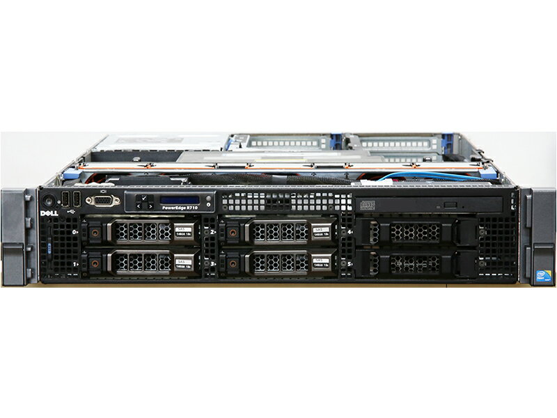 PowerEdge R710 Dell Xeon Processor E5530 *2/12.0GB/146GB *4/DVD-ROM/PERC 6i/�Ÿ���˥å� *2����ť����С���