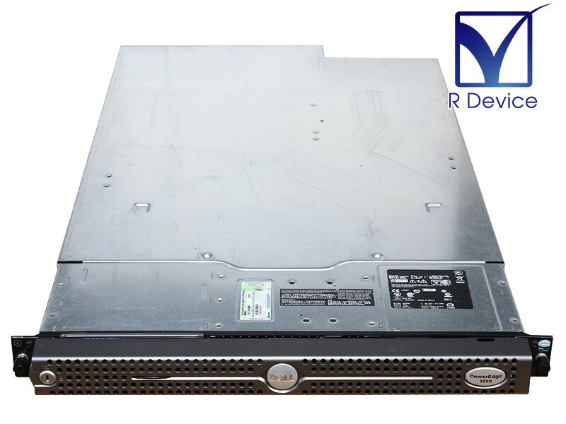 PowerEdge 1850 DELL Xeon Processor 3.00GHz *1/2048MB/HDD非搭載/DVD-ROM/PERC 4e/Si 256MB/電源ユニット *2【中古サーバー】