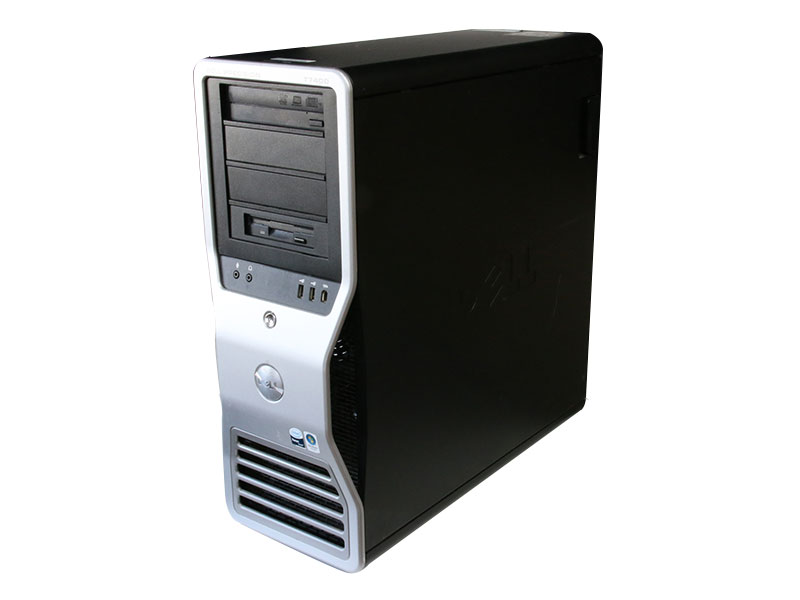 DELL Precision T7400 Xeon Processor X5460 3.16GHz *1/4GB/HDD非搭載/DVD-RW/3.5インチFDD/Quadro FX 570 DP/N:0WX397 本体に擦り傷や使用感があります。 ハードディスクは非搭載です。 付属品は電源ケーブルのみとなります。 写真はイメージです。(実物と異なる場合があります) キーボード、マウス、リカバリディスク等は付属しません。 メーカー DELL 型番 Precision T7400 CPU Intel Xeon Processor X5460 3.16 GHz *14コア/12 MB L2 Cache/FSB 1333 MHz/LGA771 メモリ 4 GB (1 GB *4) HDD 非搭載 3.5インチ SATA HDD用マウンタ 4基搭載 光学ドライブ DVD-RW FDD 3.5インチ 2HD/2DD フロッピーディスクドライブ ビデオカード NVIDIA Quadro FX 570 DP/N:0WX397 LAN Broadcom 5754 1000BASE-T インターフェイス USB 2.0×8（前面×2、背面×5、内蔵／マザーボード上×1）、パラレルポート×1、シリアルポート×2、PS/2ポート（キーボード・マウス）×2、マイク入力端子×1、ライン出力端子×1、ヘッドフォン出力端子×1、Line-in入力端子×1、RJ45 NICコネクタ×1、IEEE1394a（6ピン）ポート×2（前面×1、背面×1 拡張スロット PCI Express ×16 Gen 2グラフィックススロット×2（グラフィックコントローラにて占有） PCI Express ×8（PCI-e×4として配線）×1 PCI-X（64bit/100MHz）×3 PCI ver2.3（32bit/33MHz）×1 本体サイズ (W）216×（H）565×（D）566 mm 重量 24.9 kg (システム構成による) 付属品 電源ケーブル 1本 大型商品のため送料無料の対象外となります。 ヤマト運輸 らくらく家財宅急便にて発送予定。 通常ご入金の確認から2-3営業日での発送となります。