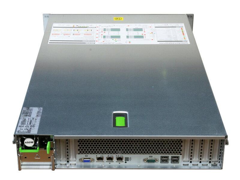 PRIMERGY RX300 S8 PYR308R3N �ٻ��� Xeon Processor E5-2603 v2 1.80GHz *2/16GB/HDD�����/DVD-ROM/D2616����ť����С���