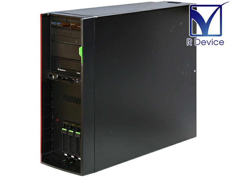 PRIMERGY TX1330 M2 PYT1332TNS 富士通 Xeon Processor E3-1220 v5 3.00GHz/8GB/300GB *3/DVD-ROM/PRAID CP400i ZM/フロントパネル欠品【中古サーバー】