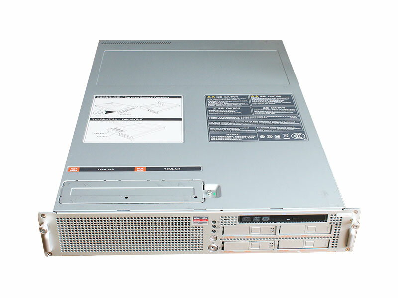 富士通 SPARC Enterprise M3000 SEWPFBB1G SPARC64 VII+ 2.86GHz/2Core8GB/HDD非搭載/電源ユニット *2/本体鍵欠品 HDDは非搭載です。 本体鍵は付属しません。 擦りキズ等の使用感があります。 メーカー 富士通 型番 SPARC Enterprise M3000 SEWPFBB1G CPU SPARC64 VII+ 2.86GHz 2コア メモリ 8 GB (2 GB *4) HDD 非搭載/2.5インチ/マウンタ無し/Serial Attached SCSI 光学ドライブ DVD-ROM 拡張スロット PCI Express x4 寸法 440mm x 657mm x 87mm (2U) 重量 22 kg 電源ユニット 2基 (最大2基) 付属品 ACケーブル 1本 大型商品のため送料無料の対象外となります。 ヤマト運輸 らくらく家財宅急便にて発送予定。 通常ご入金の確認から2-3営業日での発送となります。