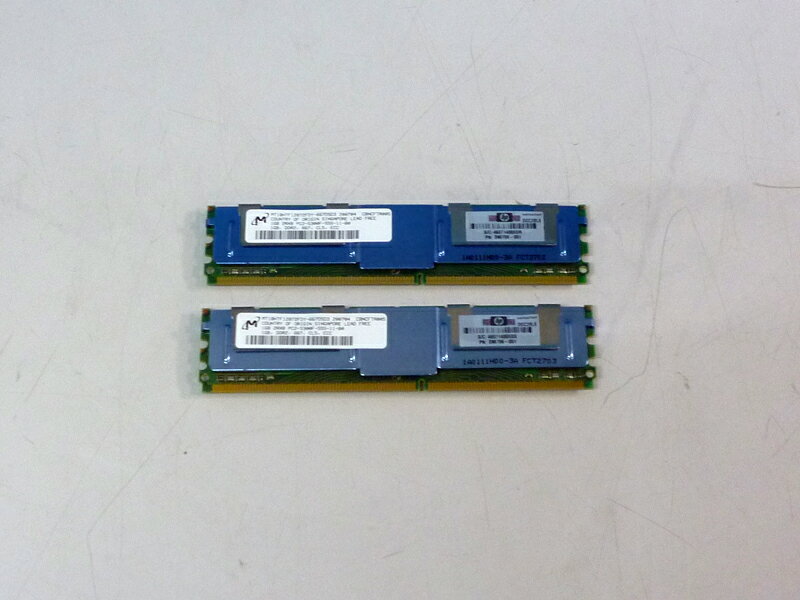 398706-051 HP 1GB PC2-5300F FB-DIMM 2枚セッ