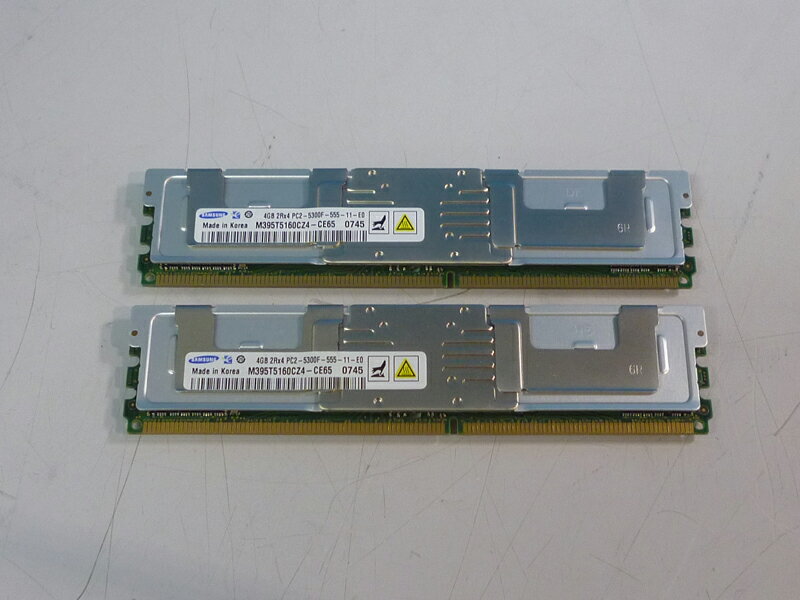 FB-DIMM M395T5160CZ4-CE65 4GB x2 SAMSUNG 【中古】【送料無料セール中! (大型商品は対象外)】