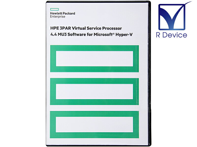 QR482-63358 Hewlett Packard Enterprise 3PAR Virtual Service Processor 4.4 MU3 Software for Microsoft Hyper-V【未開封品】