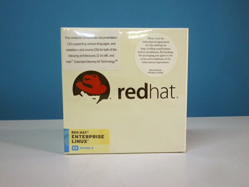 Red Hat Enterprise Linux Version4 ES x86/AMD64 RHEL 英語版【新品】