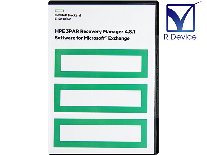 Hewlett Packard Enterprise 3PAR Recovery Manager 4.8.1 Software for Microsoft Exchange TE217-63112【未開封品】