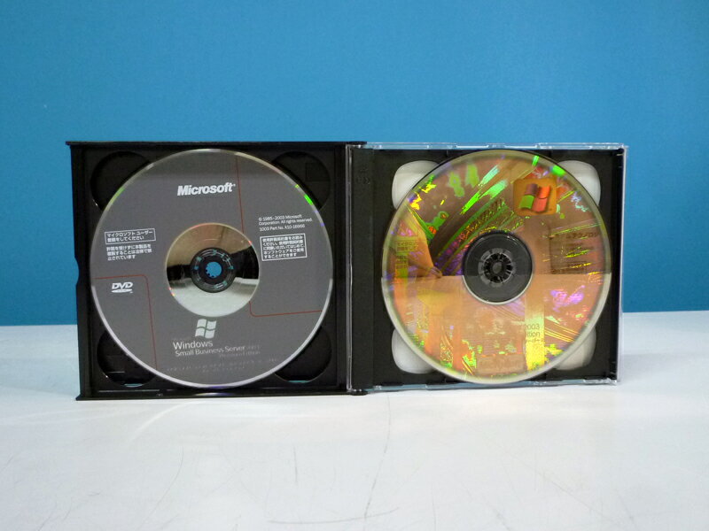 Microsoft Windows Small Business Server 2003 PreniumEdition DVD-ROM+プレミアムテクノロジディスク【中古】