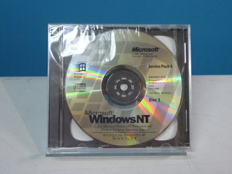 Microsoft Windows NT4.0 ServicePack4 X03-98420【未開封品】
ITEMPRICE