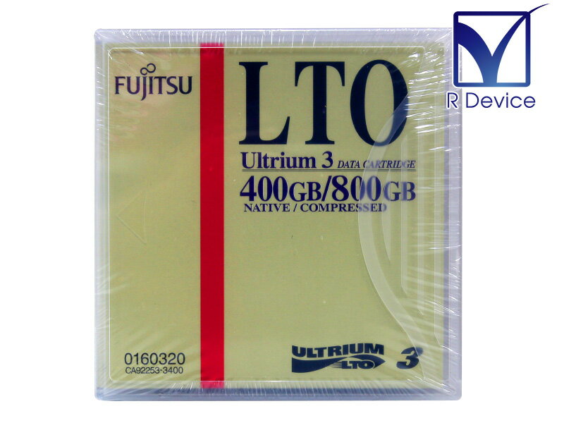 0160320 富士通コワーコ LTO Ultrium3 データカートリッジ 400GB/800GB 1巻【未開封品】