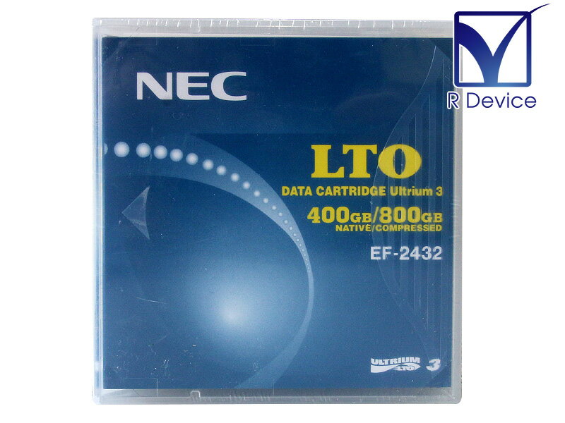 NEC Fielding EF-2432 LTO データカートリッジ LTO-3 Ultrium 1巻 この商品は、未開封/未使用品です。 長期在庫品につき、外装に色あせ、痛みがあります。 今までの販売実績によると問題ありませんが、品質に関しては無保証とさせていただきます。 メーカー NEC Fielding 型番 EF-2432 商品単位 1巻 (販売単位:1) 適応機種 LTO-3 Ultrium ドライブ用 記憶容量 400 GB (非データ圧縮時) 800 GB (データ圧縮時) データ転送速度 60 - 80 MB/s テープ幅 12.65 mm テープ厚 8 μm テープ長 680 m 検索用キーワード Linear Tape-Open, LTO-3, Ultrium NEC フィールディング, NEC Corporation 状態 長期在庫品につき、外装に色あせ、痛みがあります。 商品説明詳細 LTOドライブは、一部を除き1世代前までの規格のメディアを読み書き可能です。 但し、この機能は、過去に保管しておいたデータ資産を一時的に使用(データ移行など)するためのものです。 ドライブの性能(記録容量、転送速度)を最大限発揮させるため、各ドライブに対応した(同一規格の)メディアのご使用をおすすめいたします。
