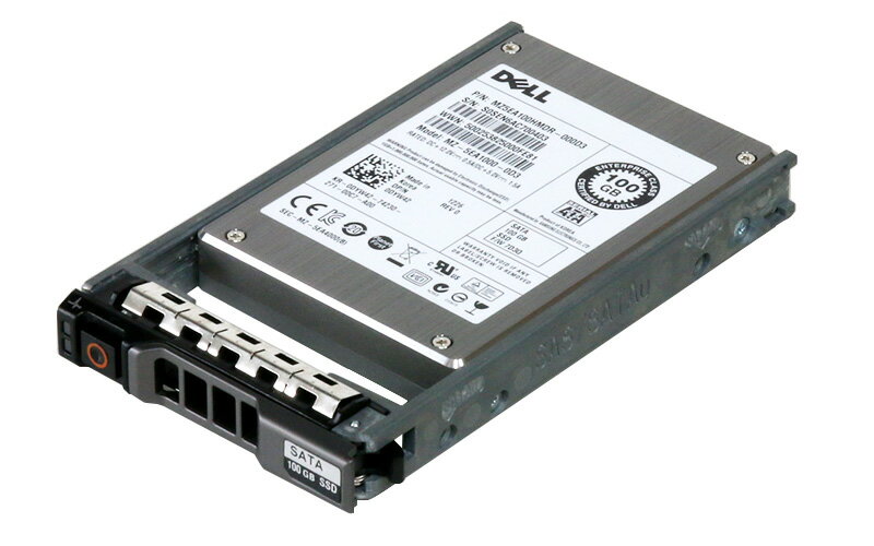 0DYW42 DELL 100GB 2.5インチ/SSD/SATA 3.0Gb/s Samsung Electronics MZ5EA100HMDR-000D3 マウンタ付き【中古】